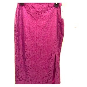 NWT lace pencil skirt